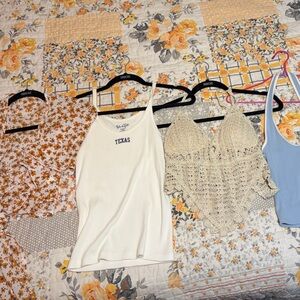Cream Crochet Bralette Top